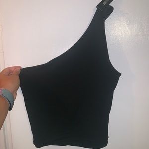 Hollister One Shoulder crop top